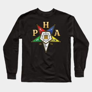 OES PHA Prince Hall Order Of The Eastern Star Long Sleeve T-Shirt
